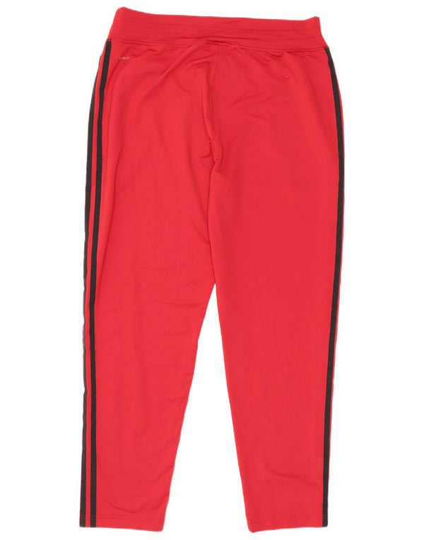 Adidas Pantalon de survêtement pour femme UK 16/18 Large Rouge Polyester