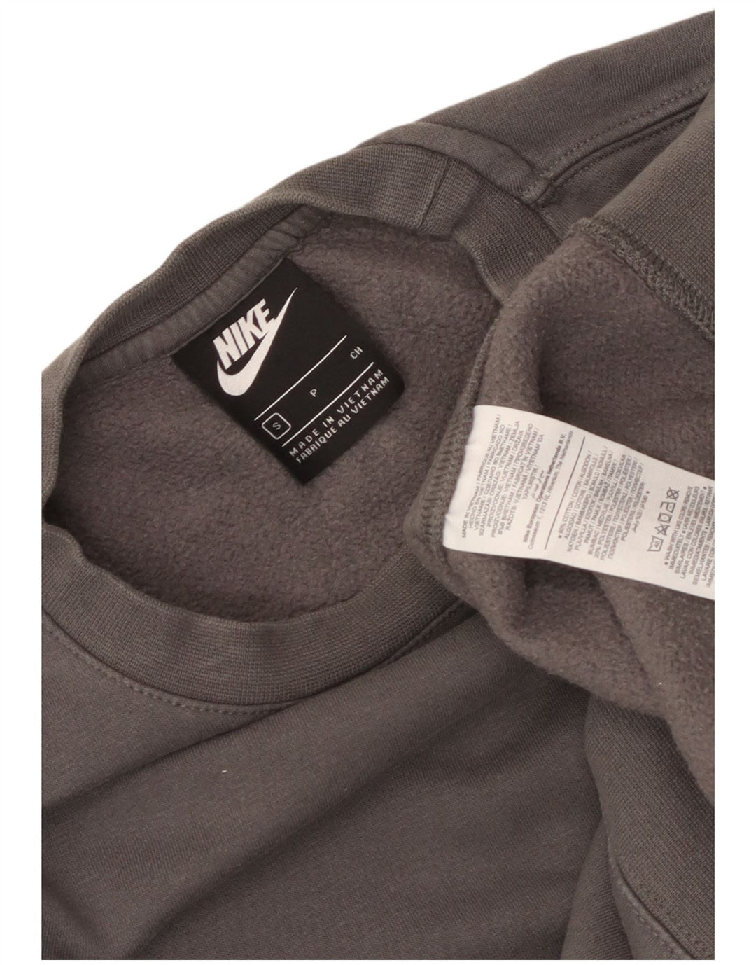 Nike Sweat-shirt pour homme en coton gris Taille S