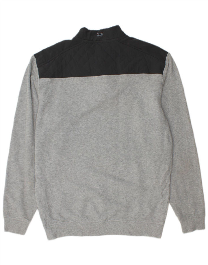 VINEYARD VINES Sweat-shirt coupe ample pour homme Gris moyen Colourblock