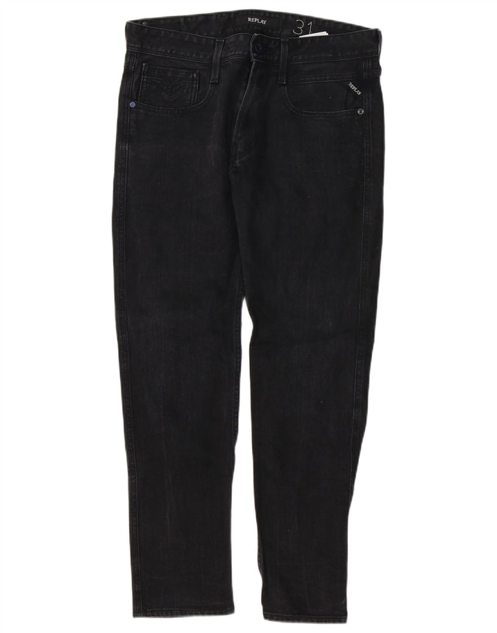 Replay Jean Slim Homme W31 L30 Noir Coton