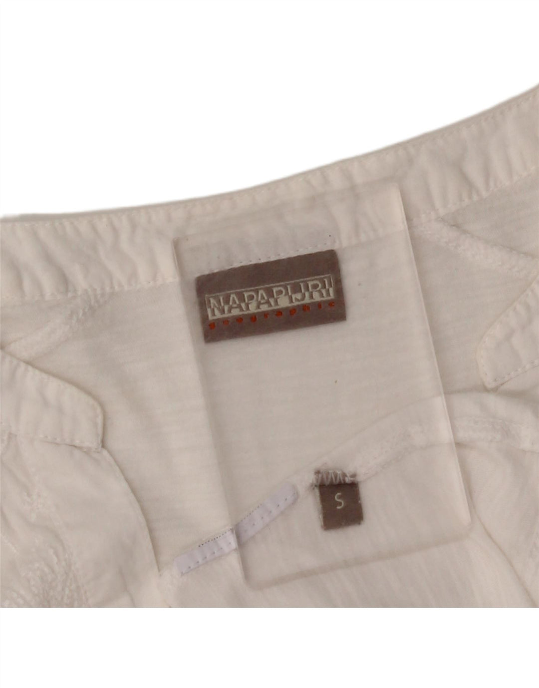 NAPAPIJRI Chemisier à manches 3/4 pour femme UK 10 Petit motif floral blanc