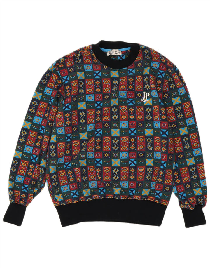 JOHNNY LAMBS Pull Sweatshirt Homme Moyen Multicolore Géométrique