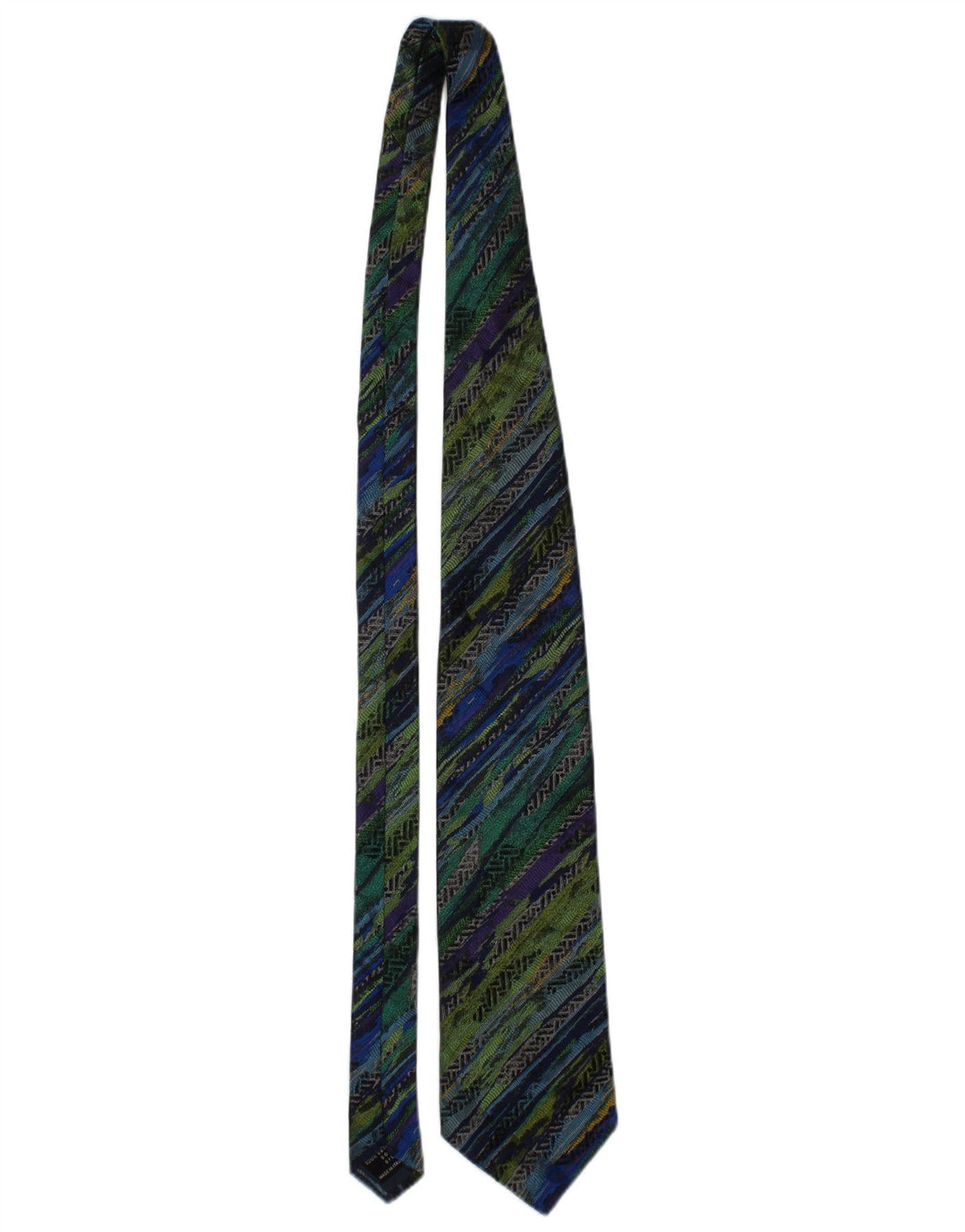 Missoni Cravate Cravate Homme Taille Unique Multicolore Géométrique Soie Designer