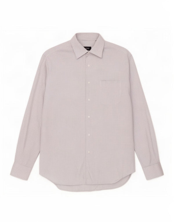 Hugo Boss Chemise homme Taille 41 15 Coton à carreaux bleu moyen