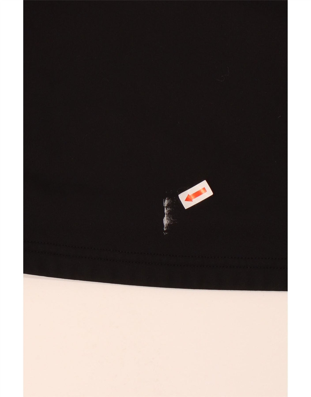 NIKE Mens Dri Fit Zip Neck Pullover Tracksuit Top Large Black Polyester