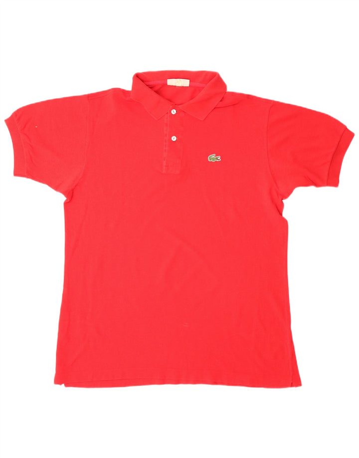 LACOSTE Polo Homme Taille 6 XL Rouge Coton