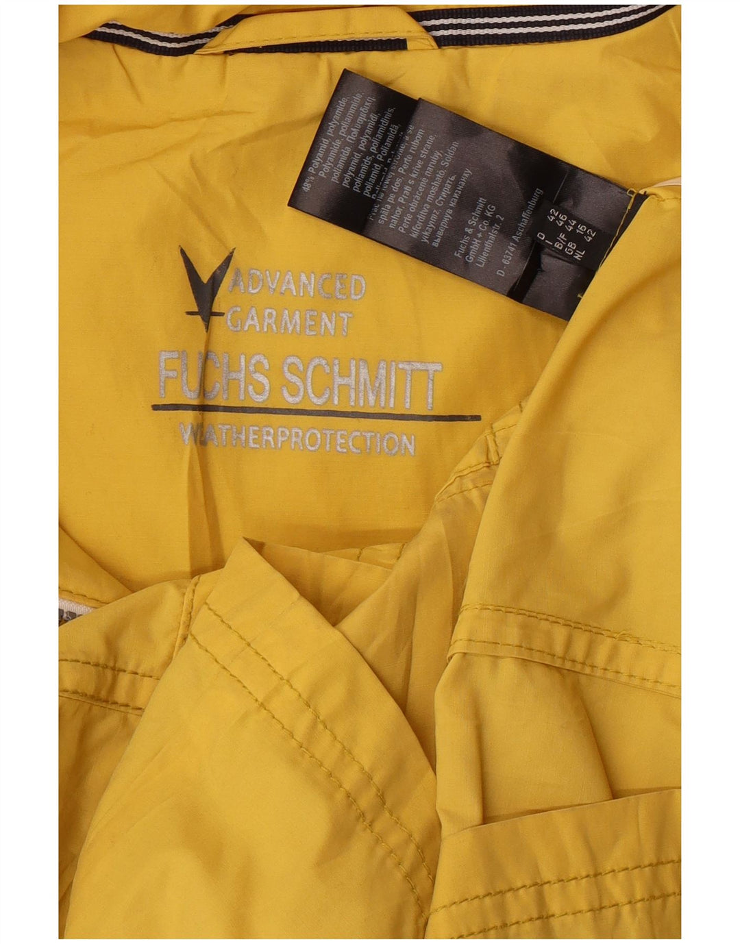 FUCHS & SCHMITT Veste utilitaire pour femme UK 16 Large Jaune Coton