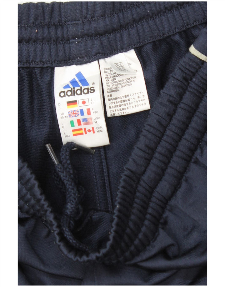 ADIDAS Pantalon de survêtement pour homme UK 40/42 Bleu marine moyen Polyester