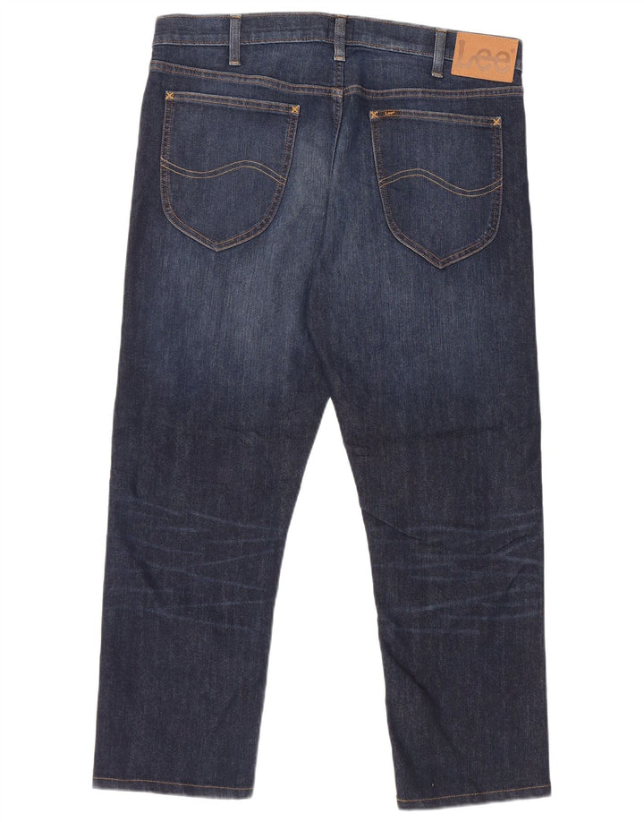 Lee Daren Jean court avec braguette zippée pour homme W36 L25 Bleu coton