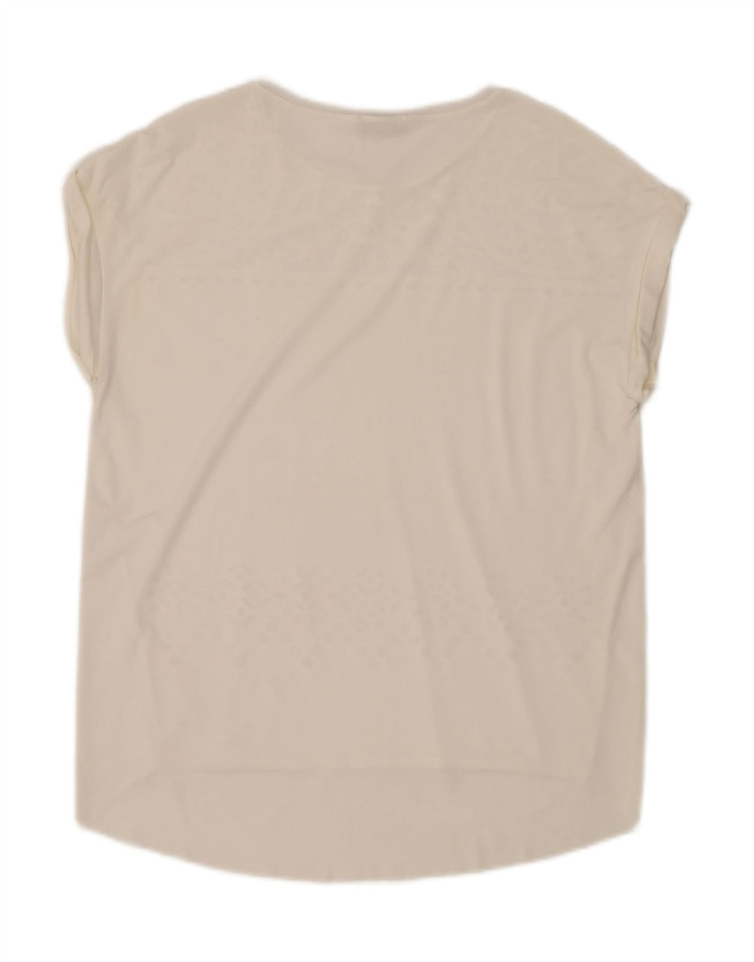 Zara Womens Blouse Top UK 14 Moyen Blanc Floral
