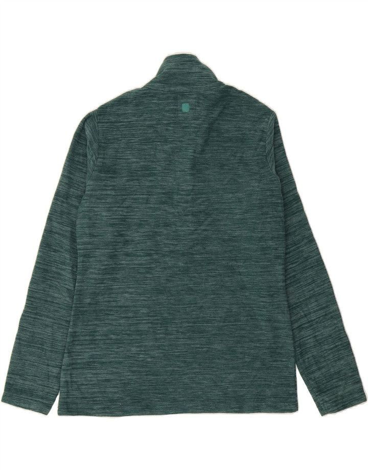 MOUNTAIN WAREHOUSE Womens Fleece Jumper UK 12 Medium Green Flecked Vintage Mountain Warehouse and Second-Hand Mountain Warehouse from Messina Hembry 