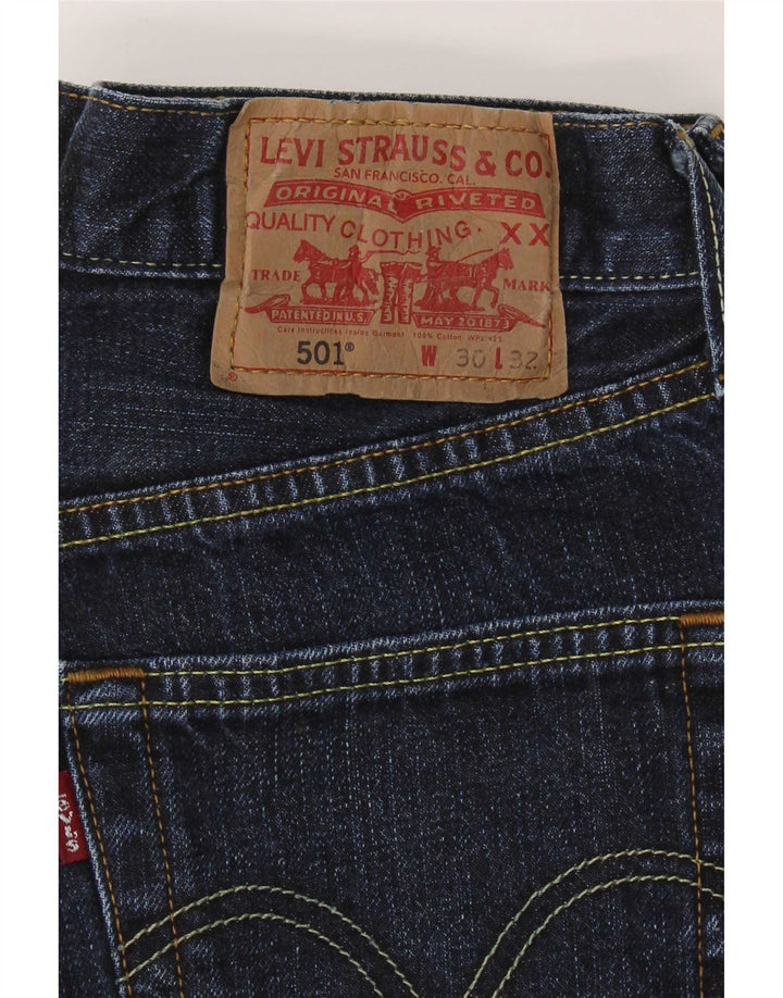 Levi's Jean Droit 501 Homme W30 L32 Bleu Marine