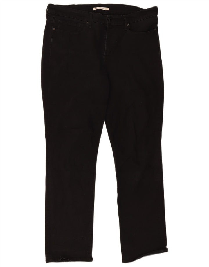 LEVI'S Jean Droit 314 Shaping Femme W33 L30 Noir
