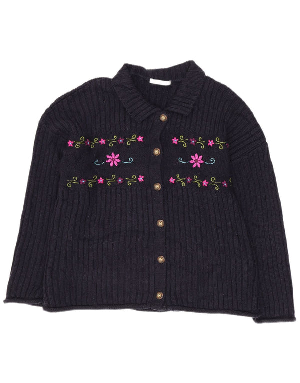 Marks & Spencer Pull Cardigan St. Michael Fille 13-14 Ans Bleu Marine