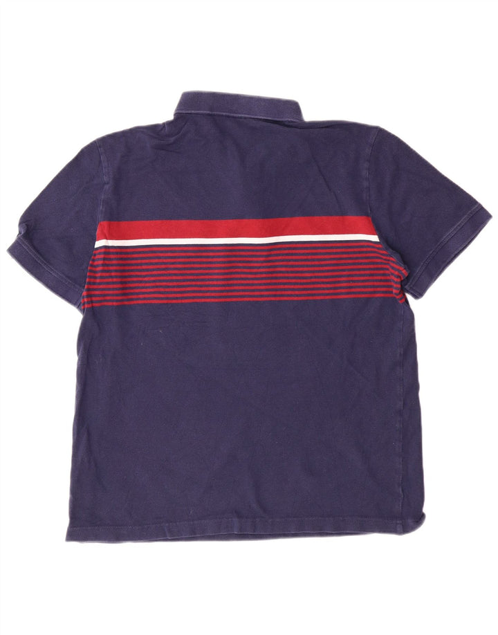 PUMA Polo Homme Bleu Marine Moyen Colourblock