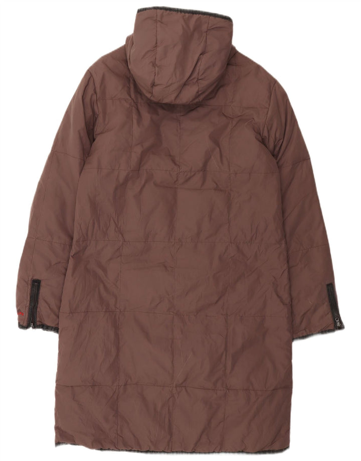 Miss Sixty Manteau rembourré à capuche pour femme UK 14 Violet moyen