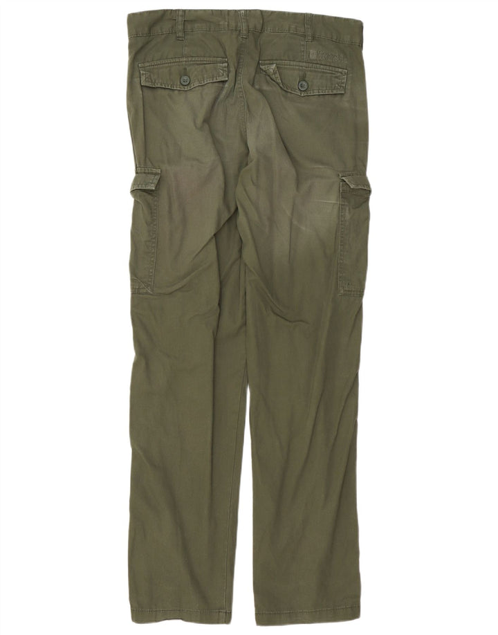 MOUNTAIN WAREHOUSE Pantalon Cargo Droit Femme W30 L32 Coton Vert