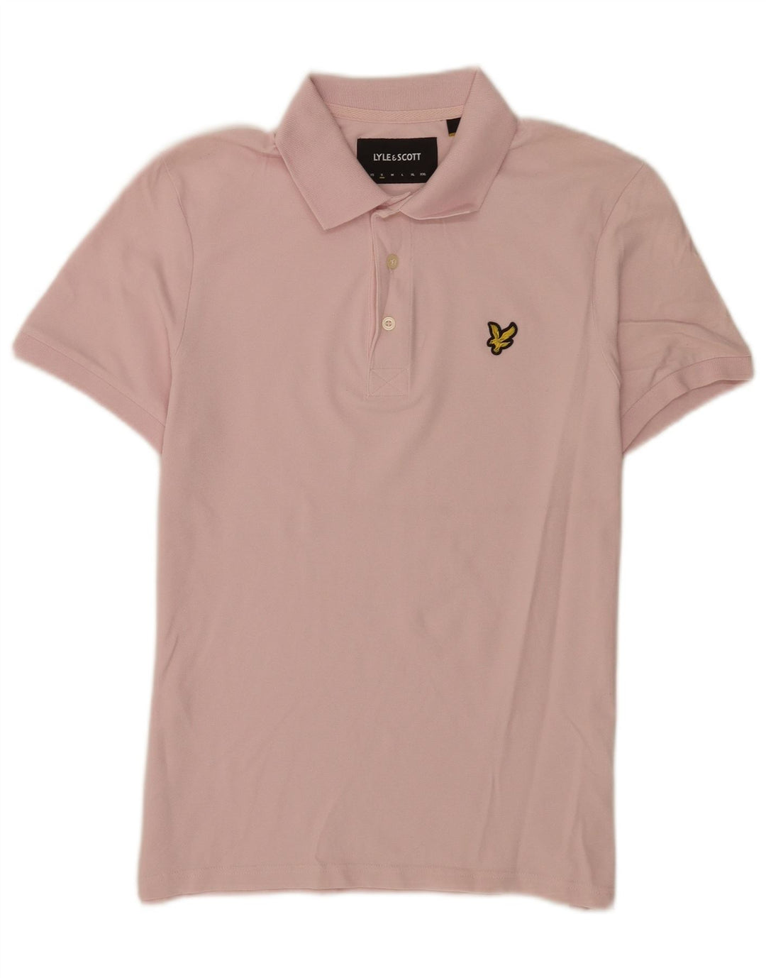 Lyle & Scott Polo Homme Petit Rose Coton