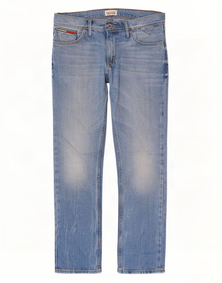 Tommy Hilfiger Jean Slim Homme W30 L30 Bleu Coton