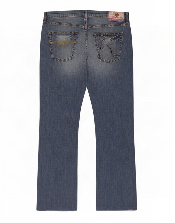 Replay Jean Bootcut Femme W32 L34 Bleu Coton