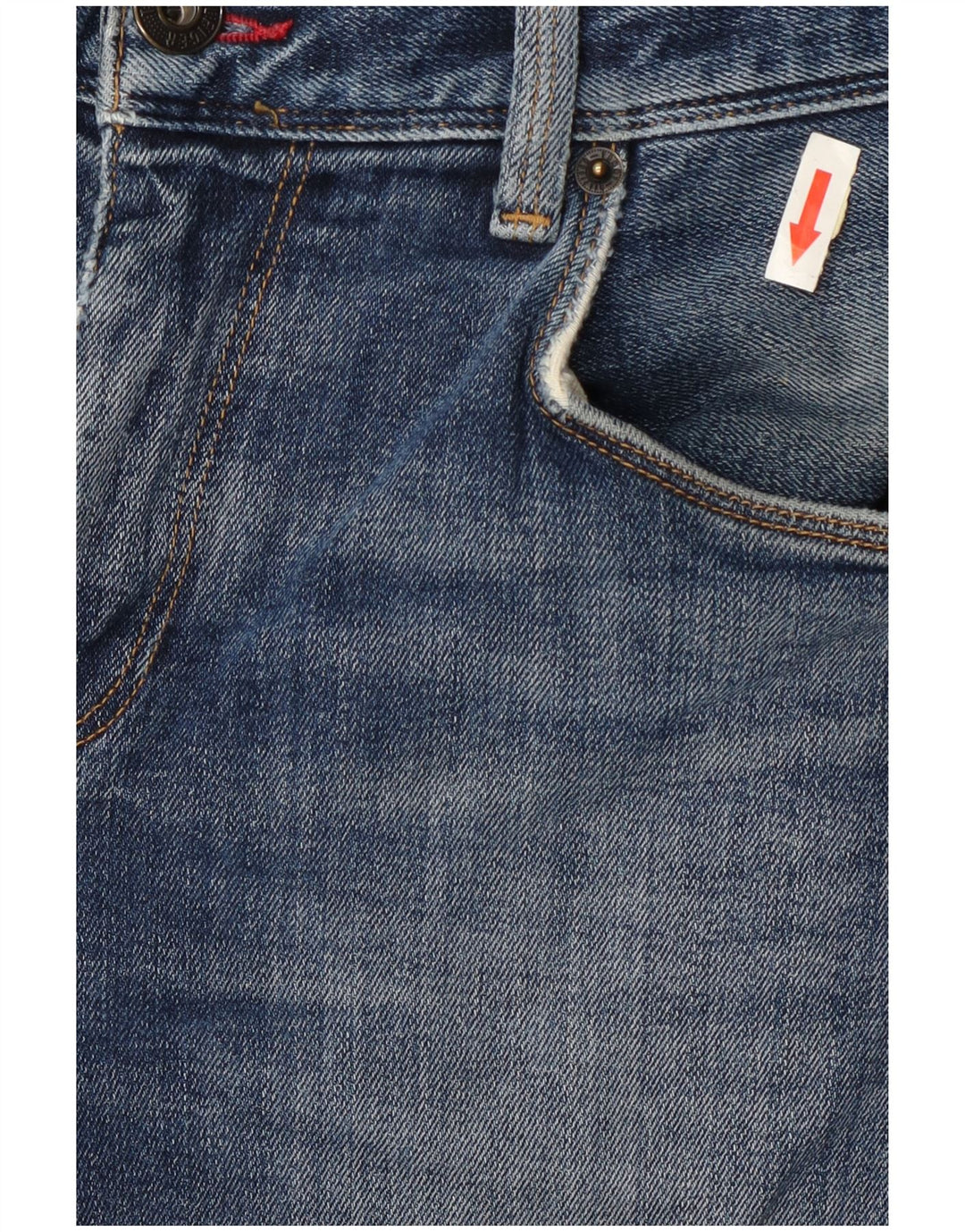 Tommy Hilfiger Jean Slim Homme W36 L30 Bleu Coton