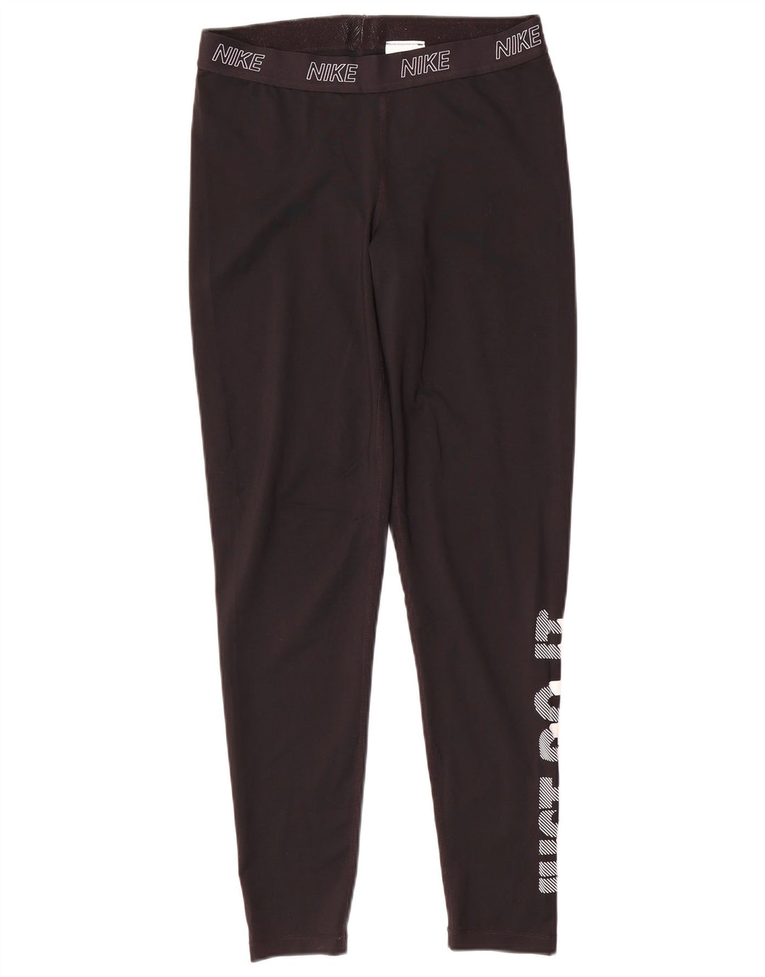 Nike Legging graphique pour femme UK 14 Large Noir Polyester
