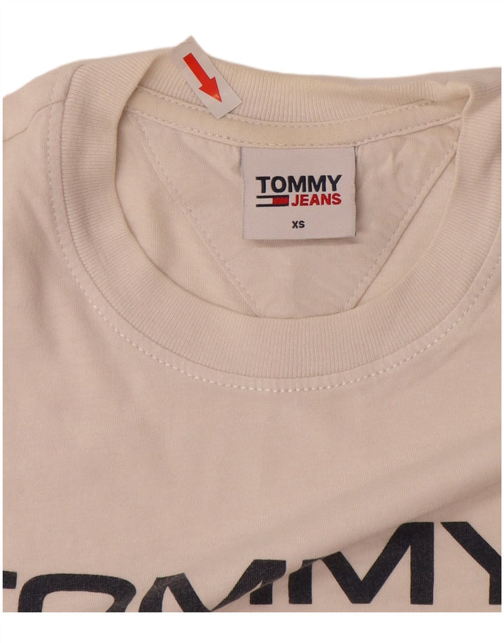 Tommy Hilfiger T-Shirt Graphique Homme XS Blanc