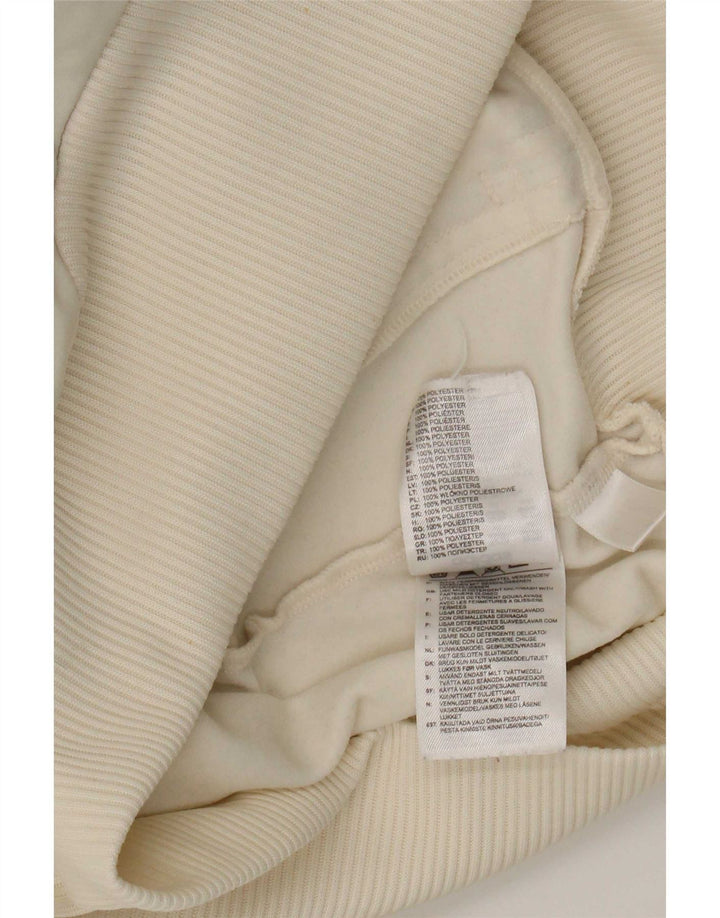 Adidas Veste de survêtement graphique pour femme UK 14 Medium Off White