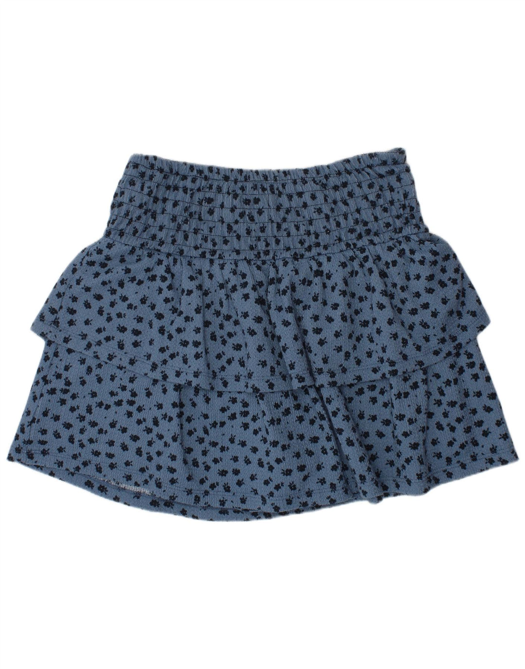 ZARA Jupe à volants pour filles 13-14 ans W26 Bleu à pois en polyester