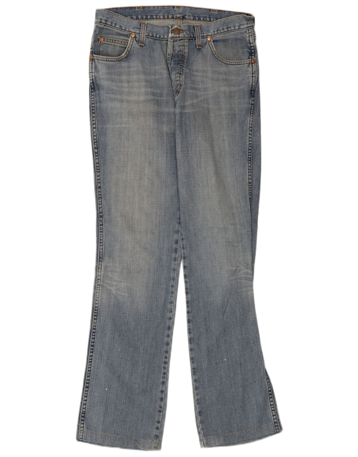 Wrangler Jean Droit Evolution Femme W33 L33 Bleu Coton