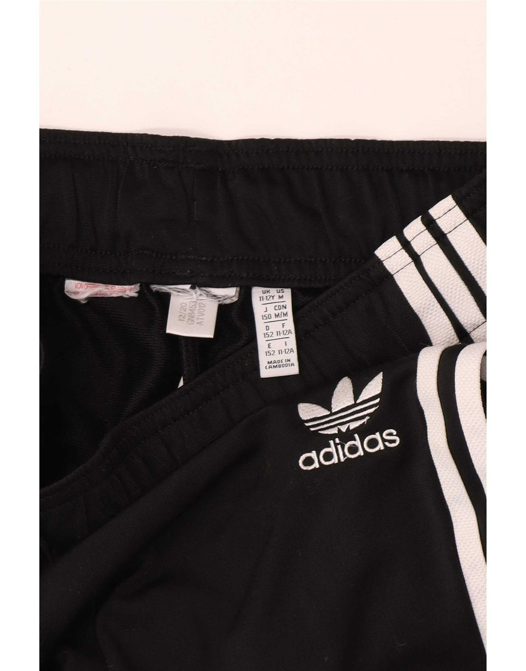Adidas Short de Sport Garçon 11-12 Ans Noir