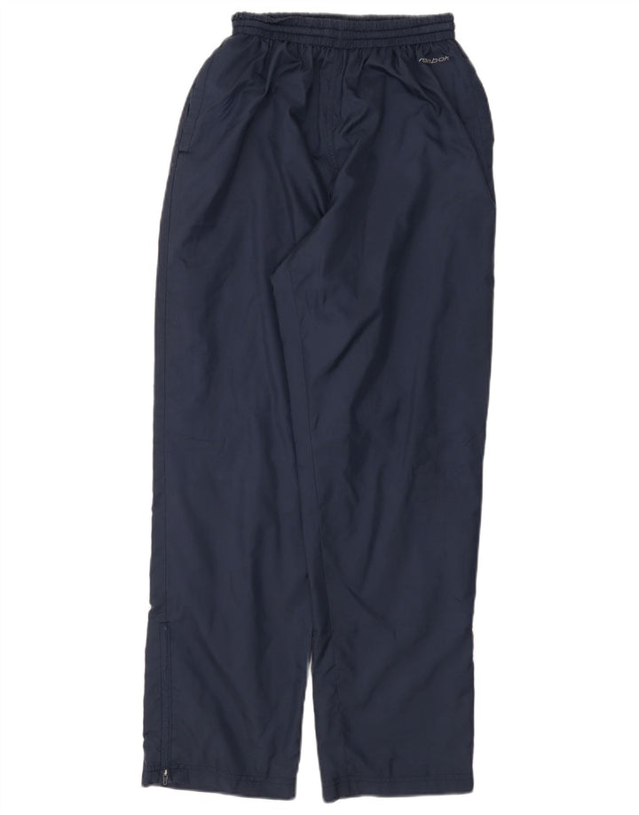 Reebok Pantalon de Survêtement Homme Bleu Marine Moyen Nylon