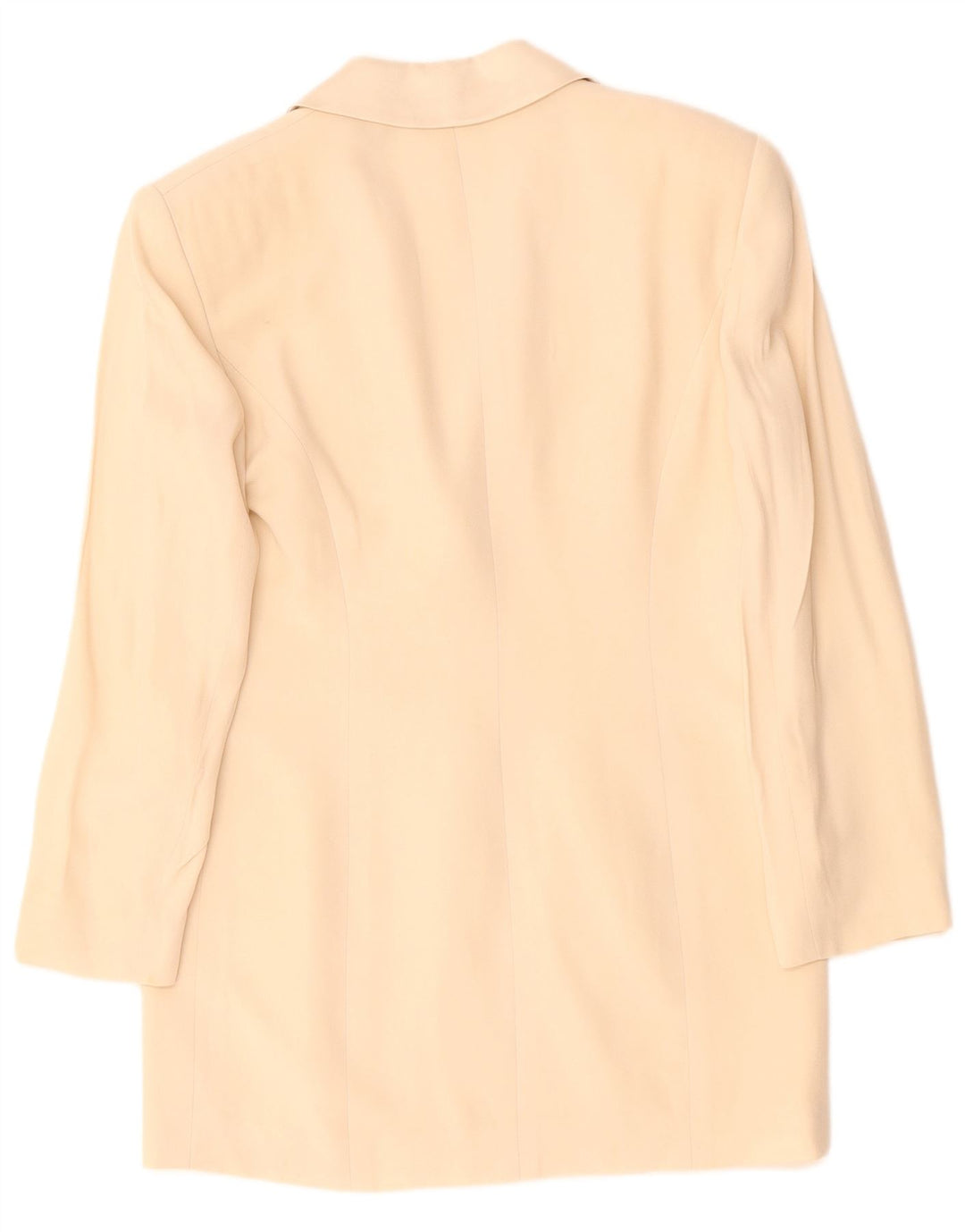 LUISA SPAGNOLI Veste Blazer 3 Boutons Femme IT 42 Acétate Beige Moyen