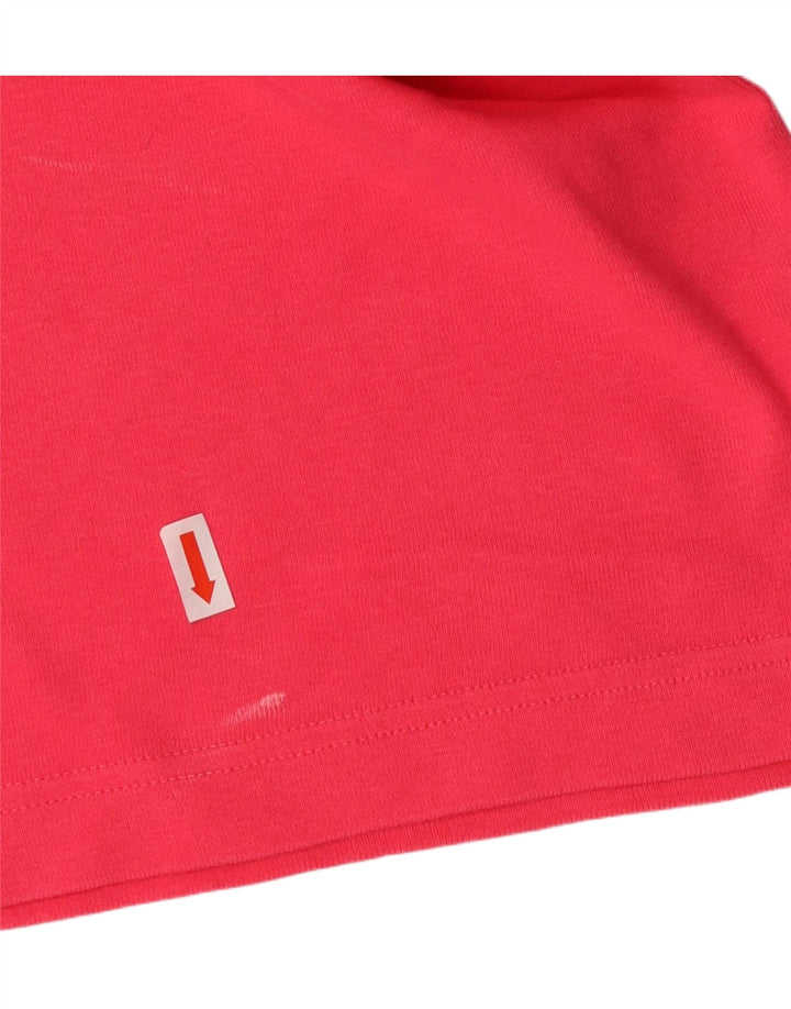 LACOSTE T-Shirt Femme Top Taille 42 Large Rose Coton