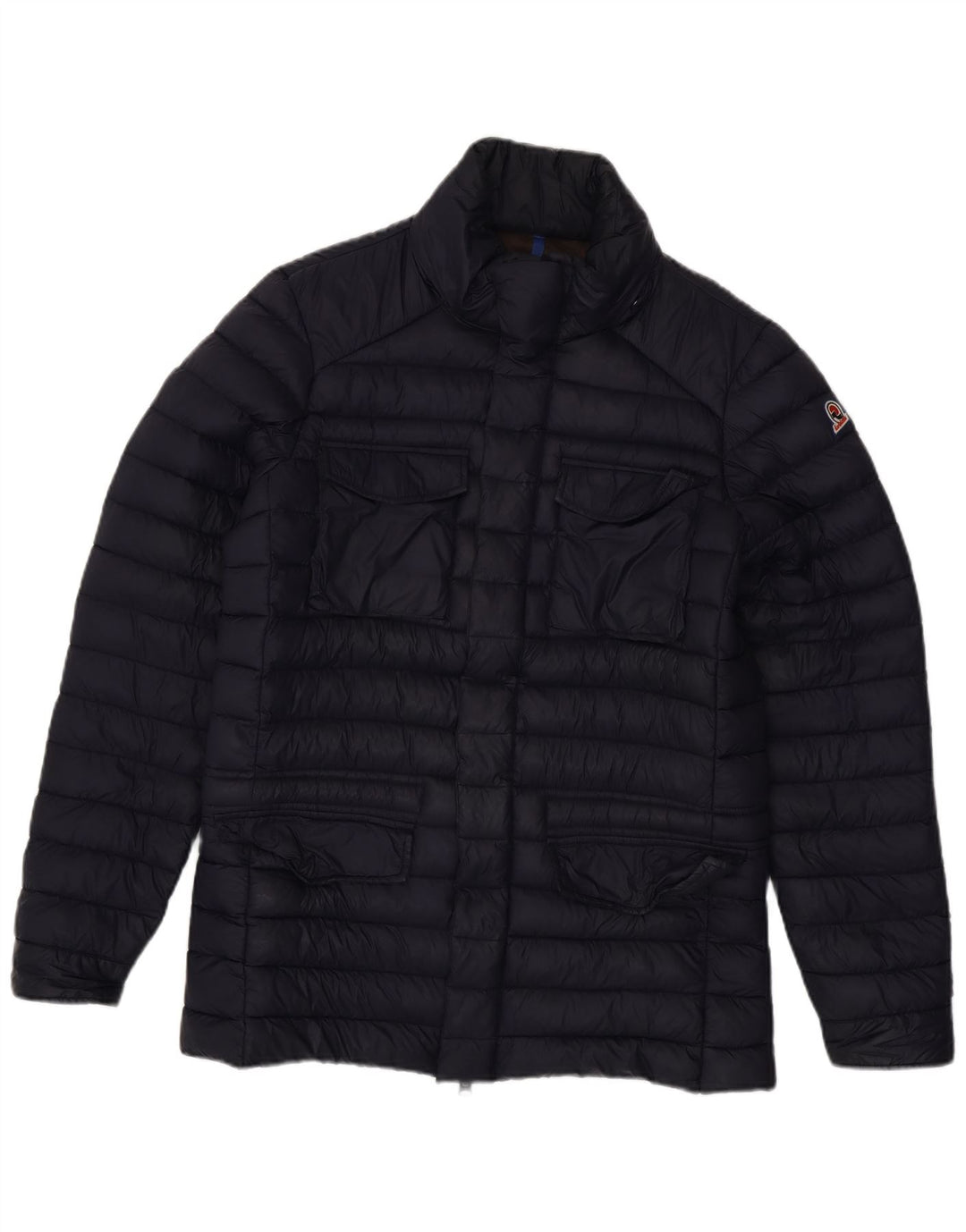 INVICTA Mens Padded Jacket UK 42 XL Navy Blue Polyamide