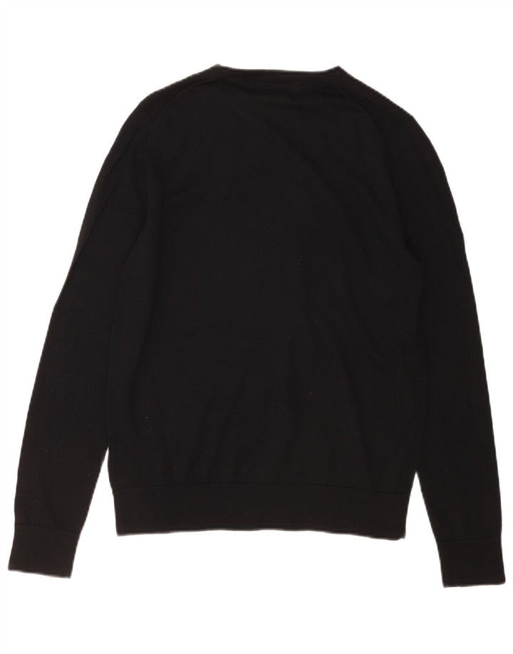 Marks & Spencer Pull à col rond pour femme UK 12 Noir moyen