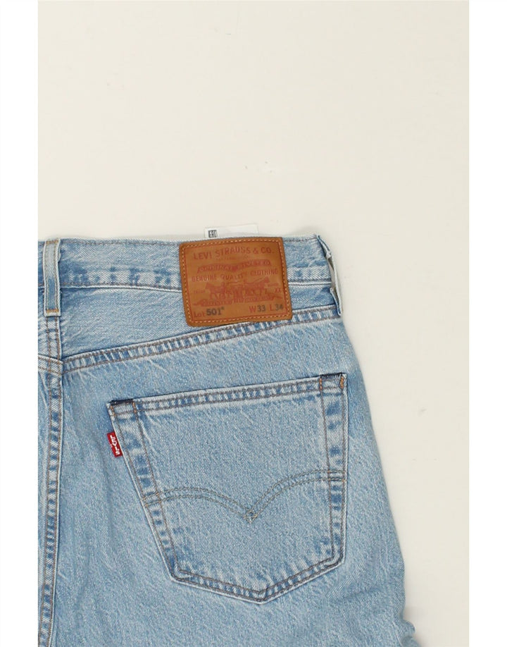 LEVI'S Jean Droit 504 Homme W33 L32 Bleu Coton