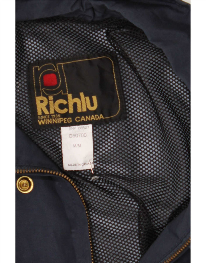 Richlu Veste utilitaire pour homme UK 38 Medium Bleu Marine Nylon