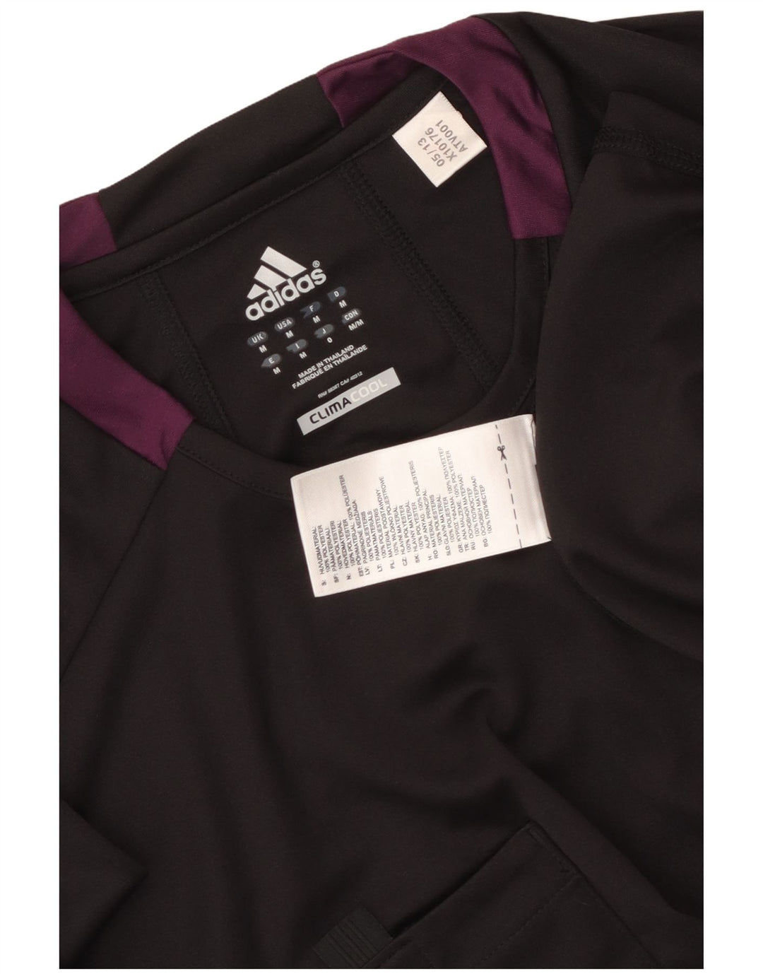 Adidas Hommes Climacool T-Shirt Haut Noir Colorblock Polyester