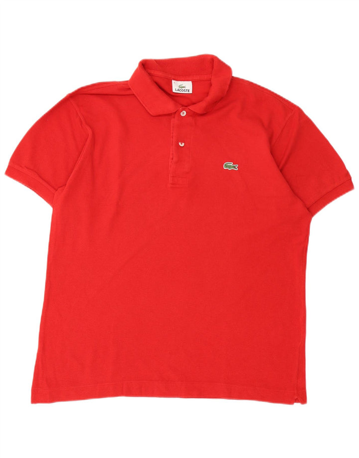 Lacoste Polo Homme Taille 4 Coton Rouge Moyen