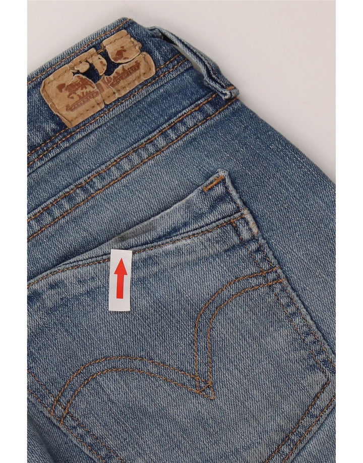 LEVI'S Short en jean taille moyenne pour femme US 10 Medium W30 Bleu Coton