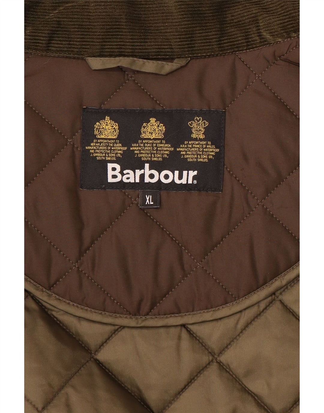 BARBOUR Veste matelassée homme UK 42 XL Marron Polyester