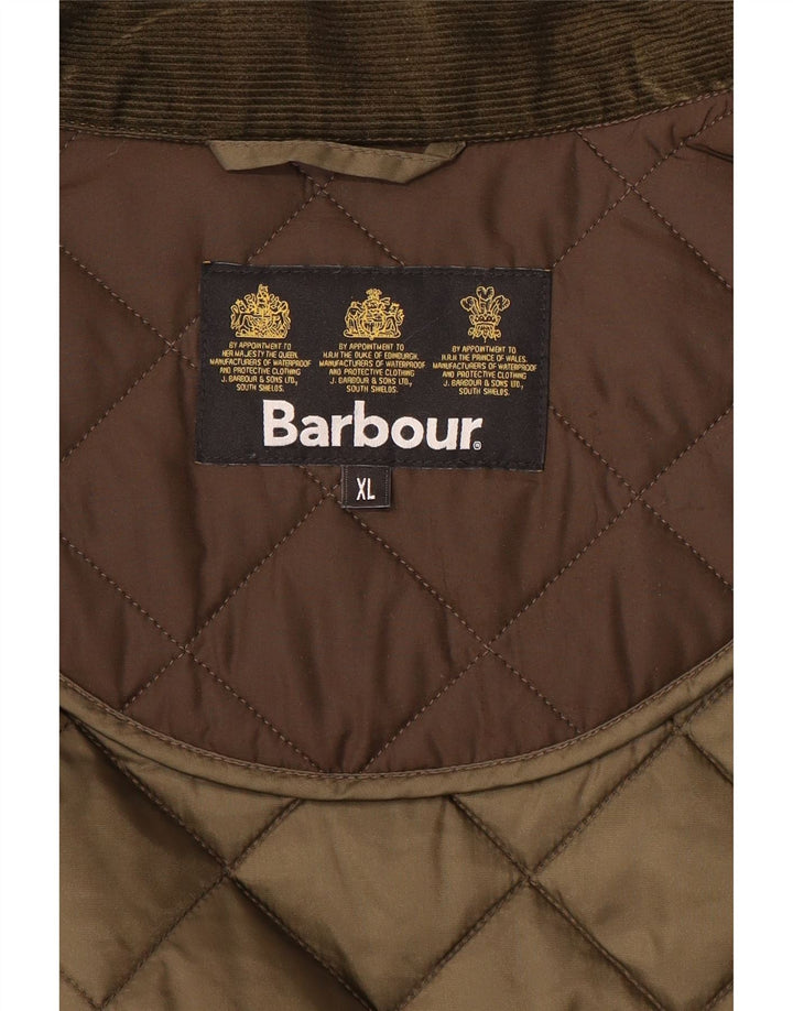 BARBOUR Veste matelassée homme UK 42 XL Marron Polyester