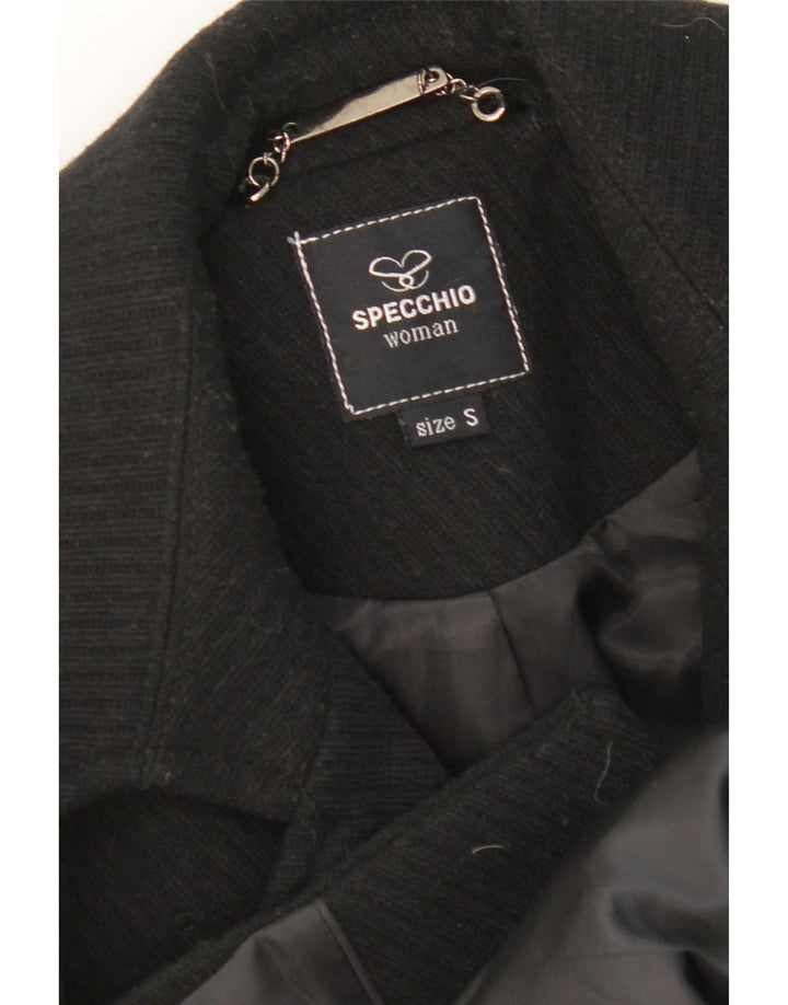 Specchio Manteau pour femme UK 10 Petit Noir