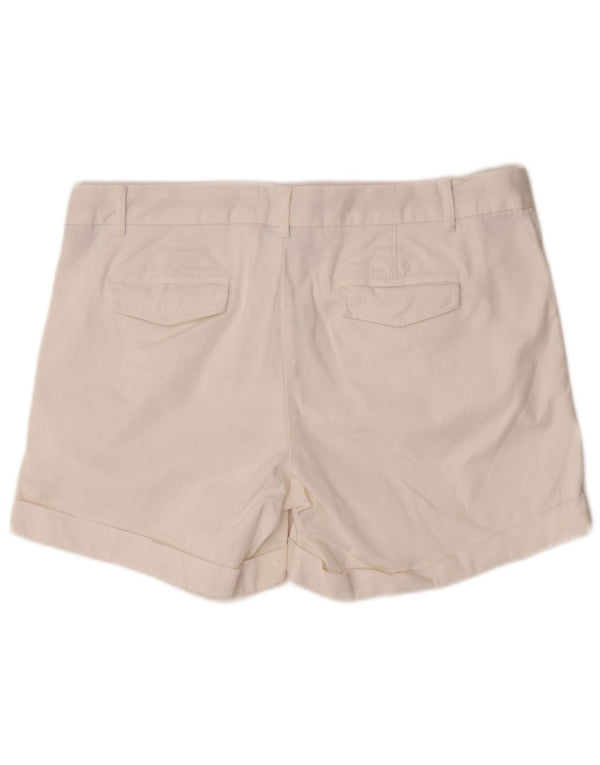 Banana Republic Short Chino pour Femme US 10 Large W33 Coton Blanc