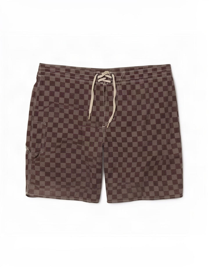 Vans Short de bain homme grand gris géométrique