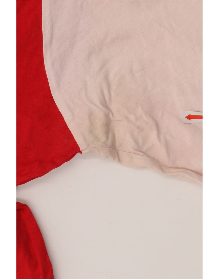 PUMA T-Shirt Graphique Femme UK 18 XL Rouge Colourblock