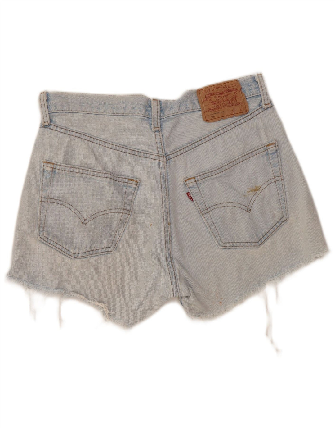 LEVI'S Short en Jean 501 W30 Homme Bleu Moyen