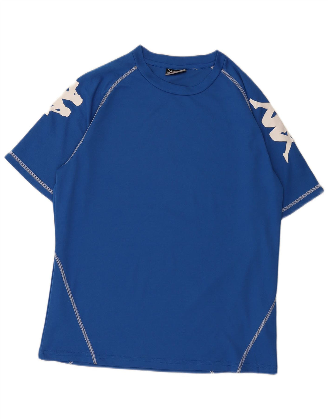 Kappa T-Shirt Graphique Homme Haut Large Bleu Polyester