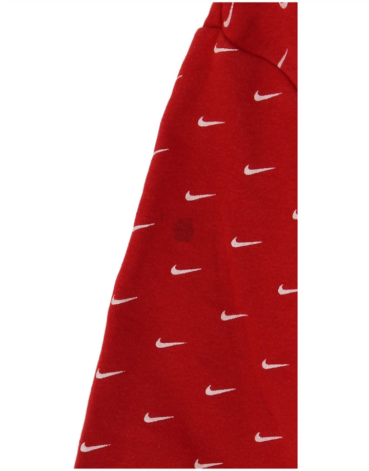 Nike Pull à capuche garçon 6-7 ans Rouge Coton